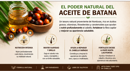 Aceite de Batana EELHOE – Reparador y Fortalecedor Capilar
